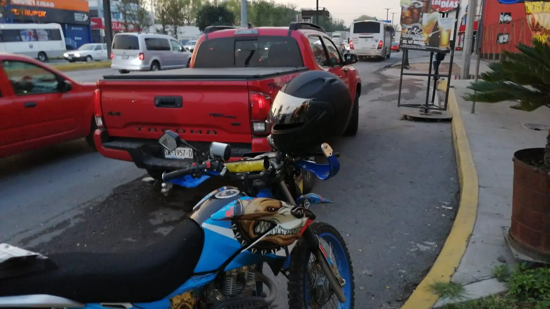 motociclista arrollado